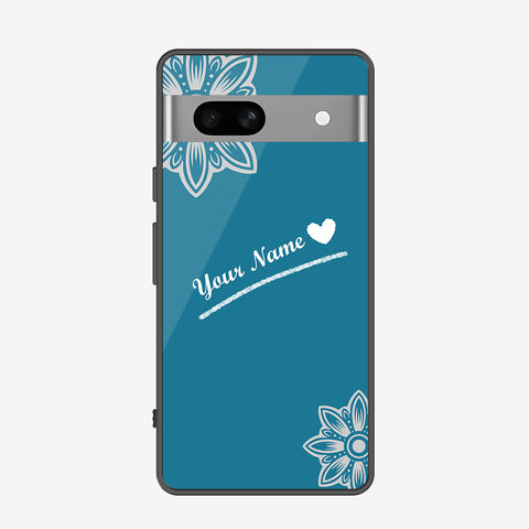 Google Pixel 7a Cover - Personalized Name Series - Premium Printed Metal soft Bumper shock Proof Case
