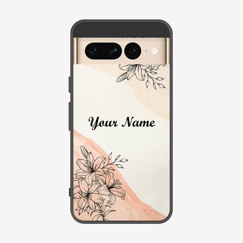 Google Pixel 7 Pro Cover - Personalized Name Series - Premium Printed Metal soft Bumper shock Proof Case