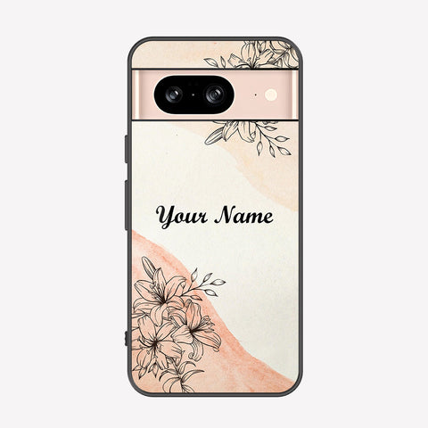 Google Pixel 8 Cover - Personalized Name Series - Premium Printed Metal soft Bumper shock Proof Case