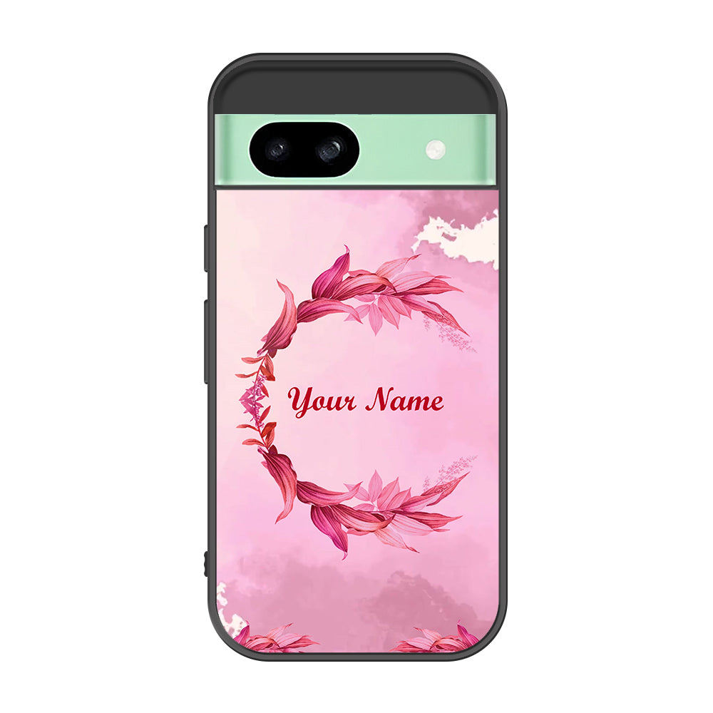 Google Pixel 8a Cover - Personalized Name Series - Premium Printed Metal soft Bumper shock Proof Case