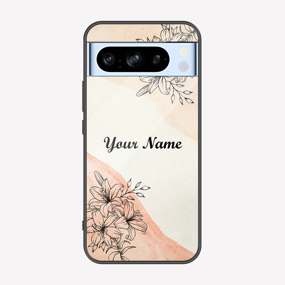 Google Pixel 8 Pro Cover - Personalized Name Series - Premium Printed Metal soft Bumper shock Proof Case
