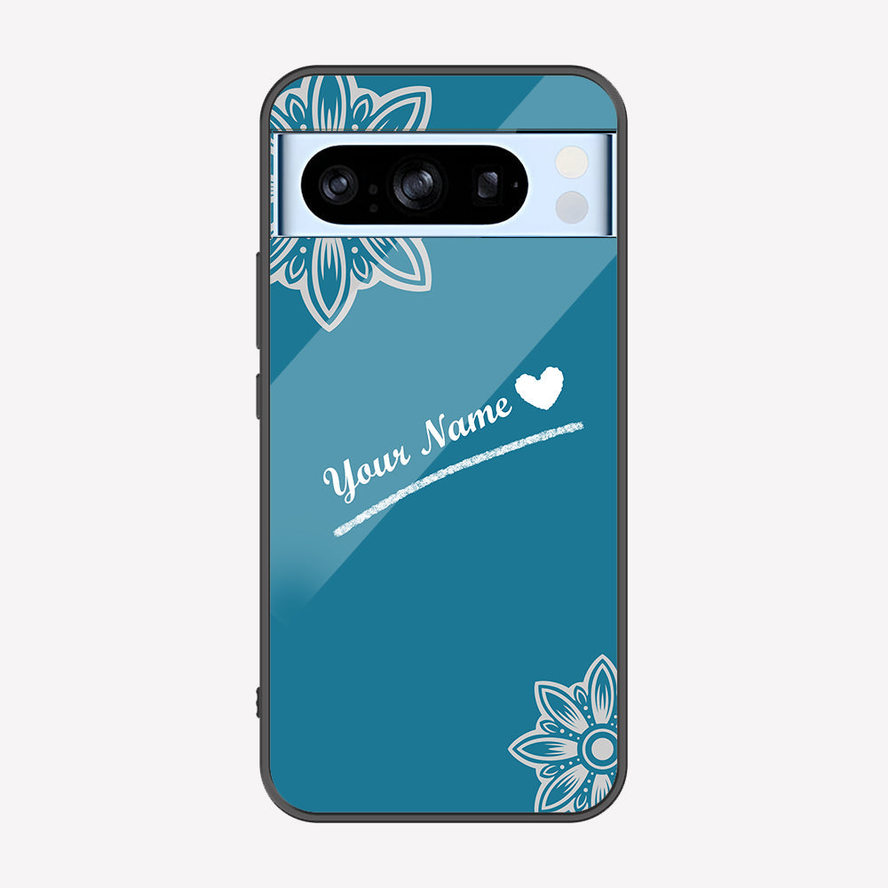Google Pixel 8 Pro Cover - Personalized Name Series - Premium Printed Metal soft Bumper shock Proof Case