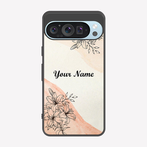 Google Pixel 9 Pro XL Cover - Personalized Name Series - Premium Printed Metal soft Bumper shock Proof Case