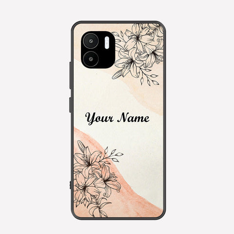 Xiaomi Poco C50 Cover - Personalized Name Series - Premium Printed Metal soft Bumper shock Proof Case