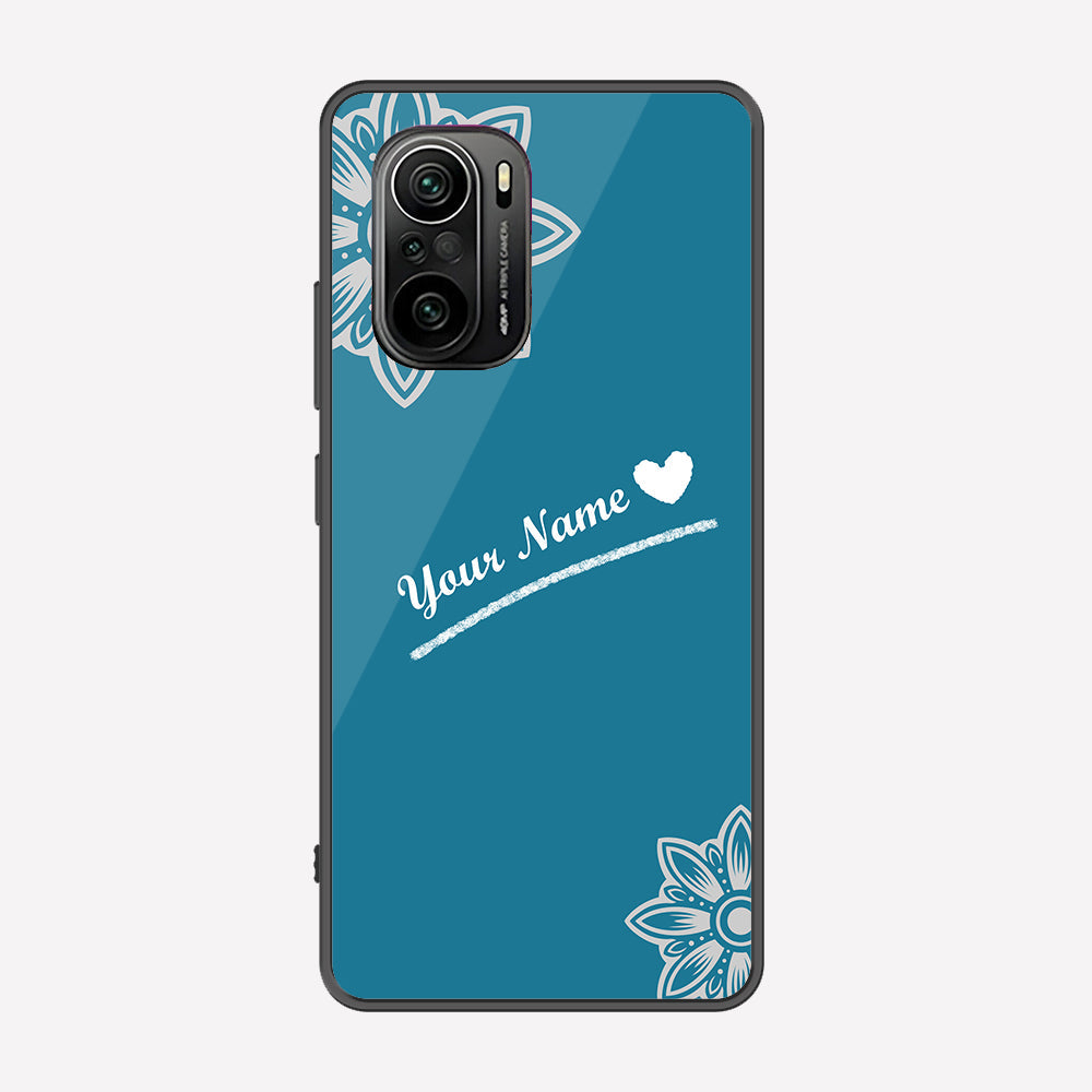 Xiaomi Redmi K40 Cover - Personalized Name Series - Premium Printed Metal soft Bumper shock Proof Case