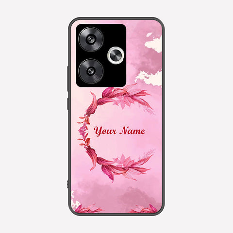 Xiaomi Poco F6 Cover - Personalized Name Series - Premium Printed Metal soft Bumper shock Proof Case