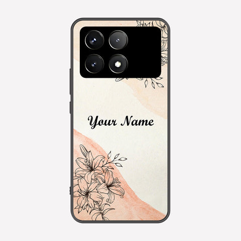 Xiaomi Redmi K70 Cover - Personalized Name Series - Premium Printed Metal soft Bumper shock Proof Case