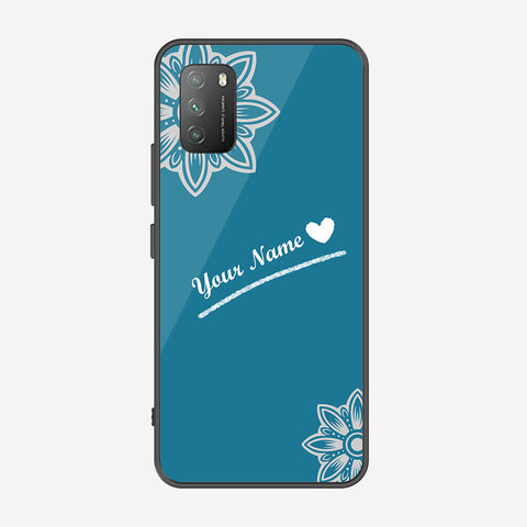 Xiaomi Poco M3 Cover - Personalized Name Series - Premium Printed Metal soft Bumper shock Proof Case