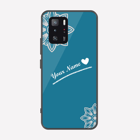 Xiaomi Poco X3 GT Cover - Personalized Name Series - Premium Printed Metal soft Bumper shock Proof Case