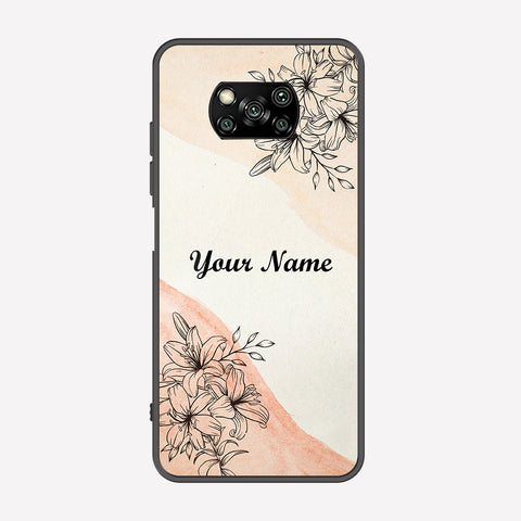 Xiaomi Poco X5 Pro Cover - Personalized Name Series - Premium Printed Metal soft Bumper shock Proof Case