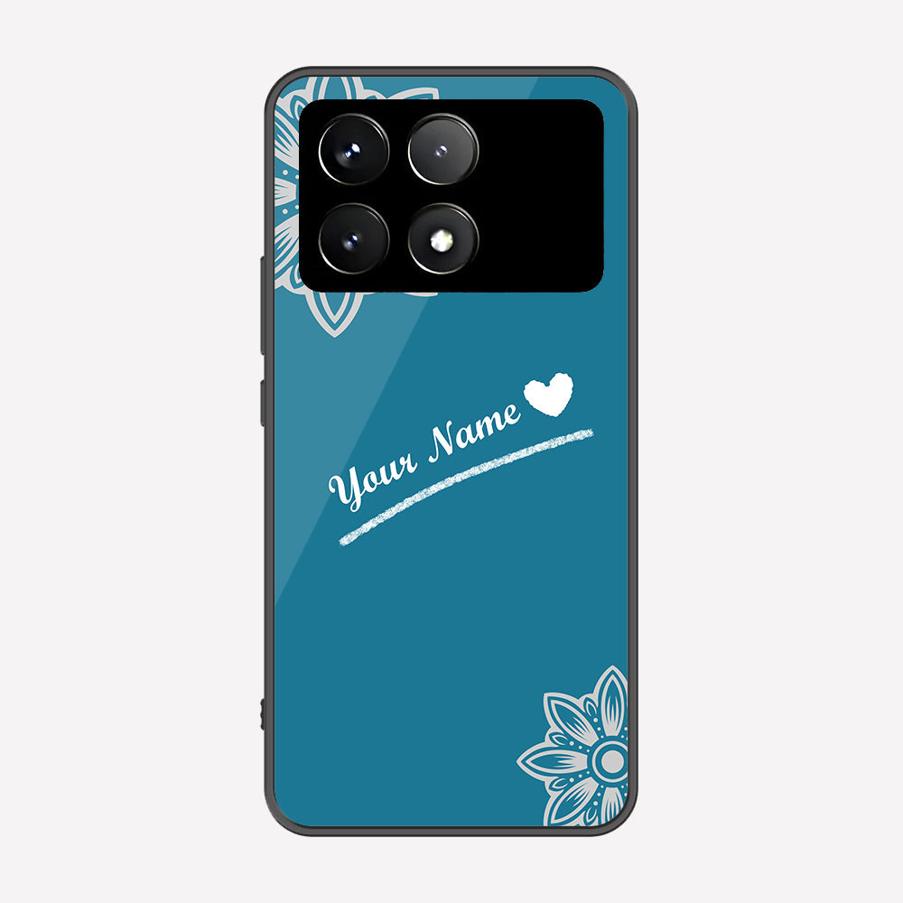 Xiaomi Poco X6 Pro Cover - Personalized Name Series - Premium Printed Metal soft Bumper shock Proof Case