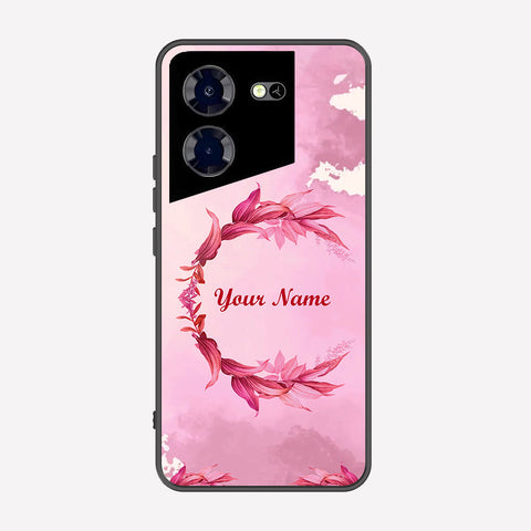 Tecno Pova 5 Cover - Personalized Name Series - Premium Printed Metal soft Bumper shock Proof Case