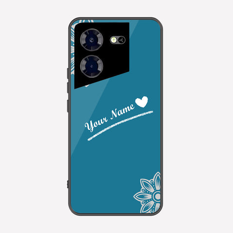 Tecno Pova 5 Pro Cover - Personalized Name Series - Premium Printed Metal soft Bumper shock Proof Case
