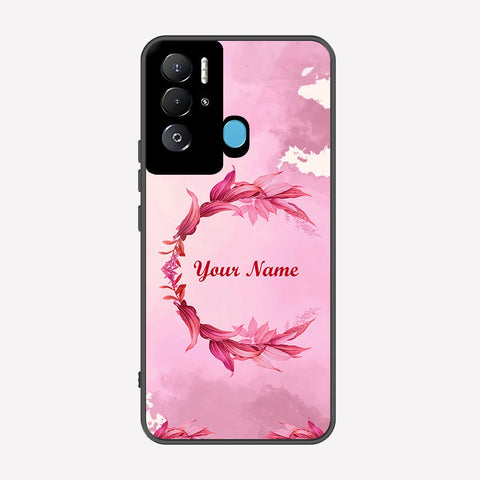 Tecno Pova Neo Cover - Personalized Name Series - Premium Printed Metal soft Bumper shock Proof Case