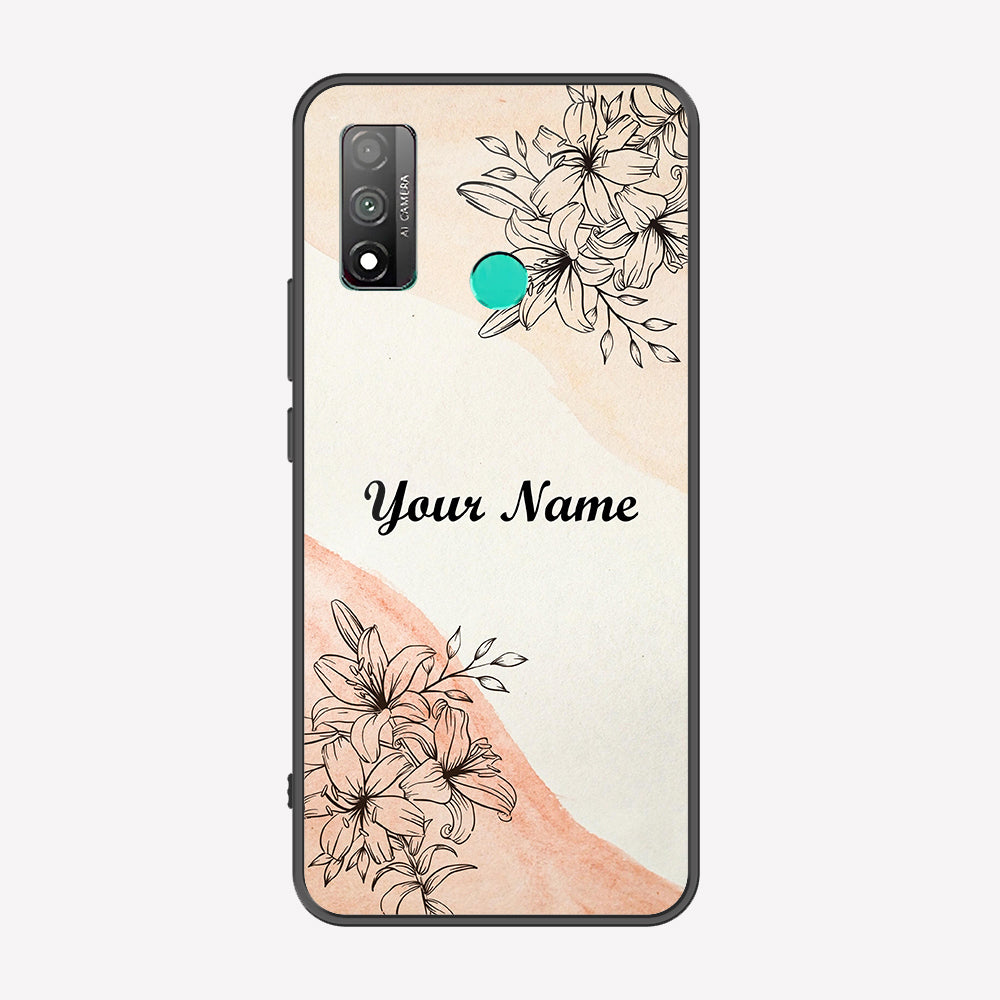 Huawei P smart 2020  Cover - Personalized Name Series - Premium Printed Metal soft Bumper shock Proof Case