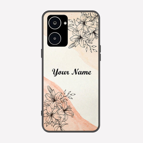 Realme 10 Cover - Personalized Name Series - Premium Printed Metal soft Bumper shock Proof Case