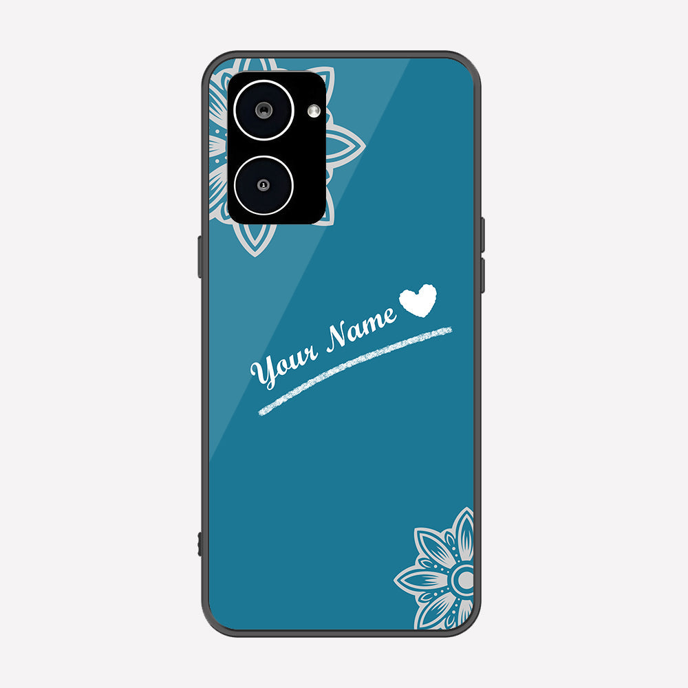 Realme 10 Cover - Personalized Name Series - Premium Printed Metal soft Bumper shock Proof Case