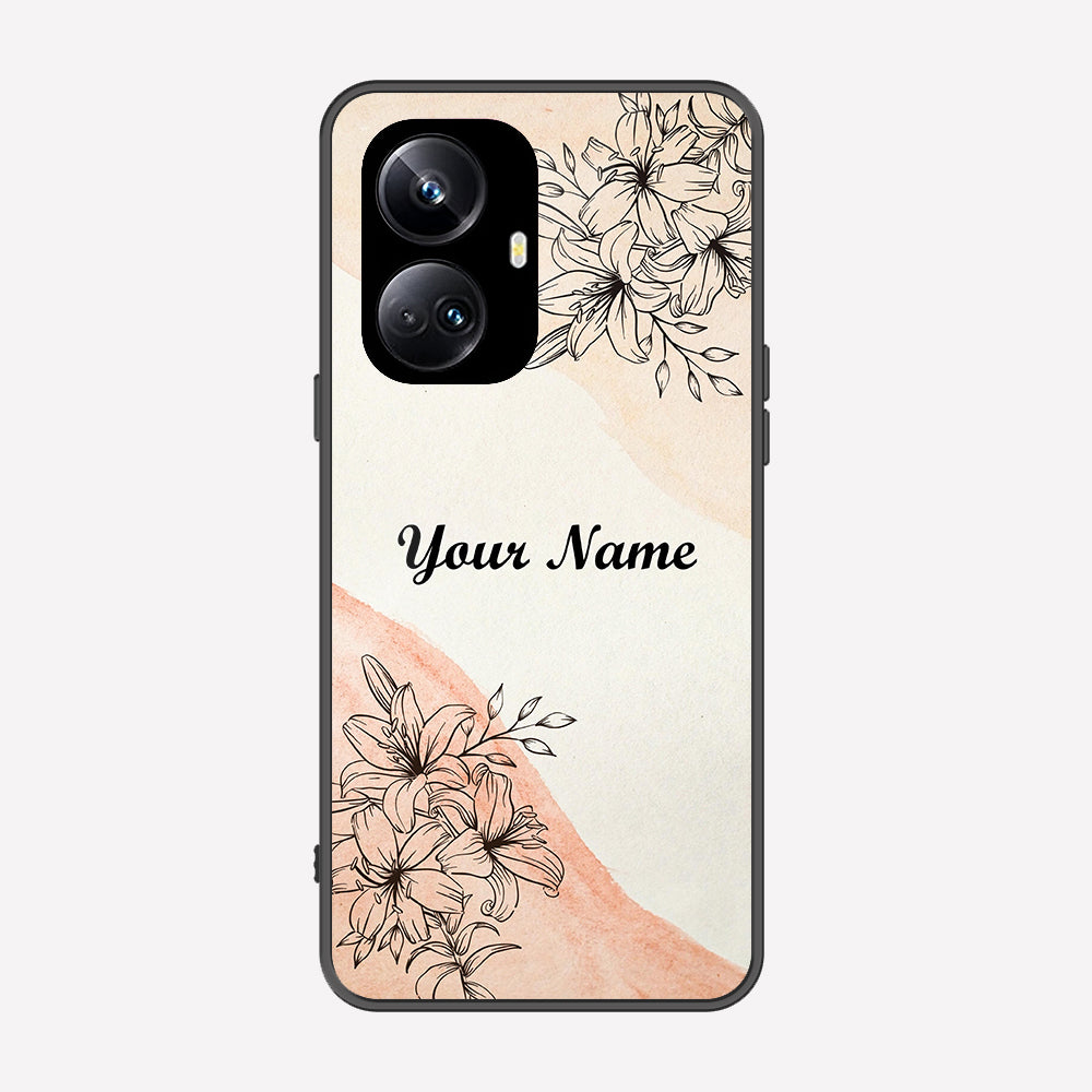 Realme 10 Pro Plus Cover - Personalized Name Series - Premium Printed Metal soft Bumper shock Proof Case