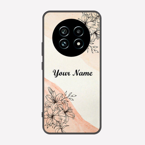 Realme 12x Cover - Personalized Name Series - Premium Printed Metal soft Bumper shock Proof Case