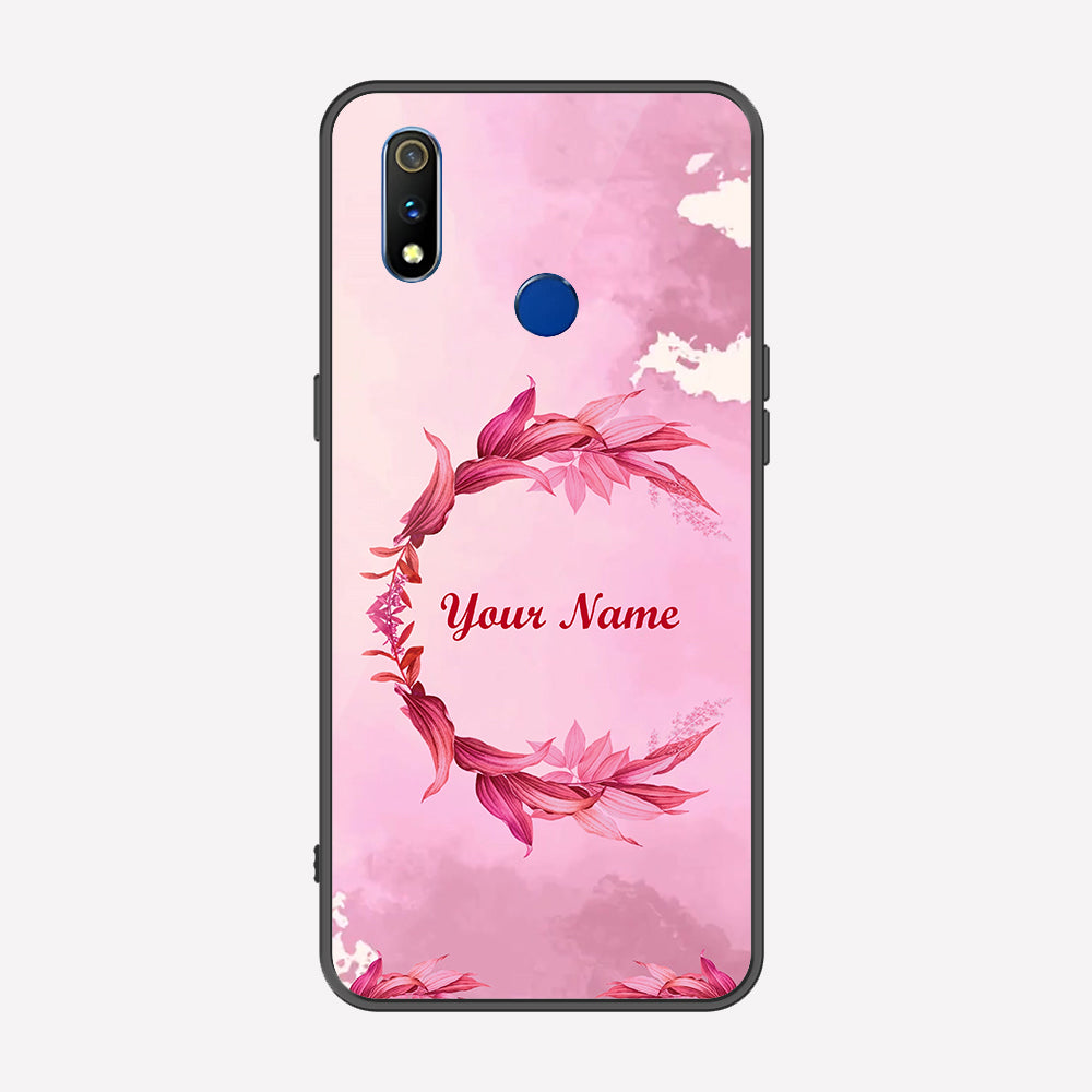 Realme 3 Pro Cover - Personalized Name Series - Premium Printed Metal soft Bumper shock Proof Case