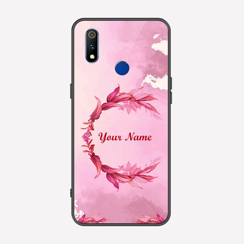 Realme 3 Pro Cover - Personalized Name Series - Premium Printed Metal soft Bumper shock Proof Case
