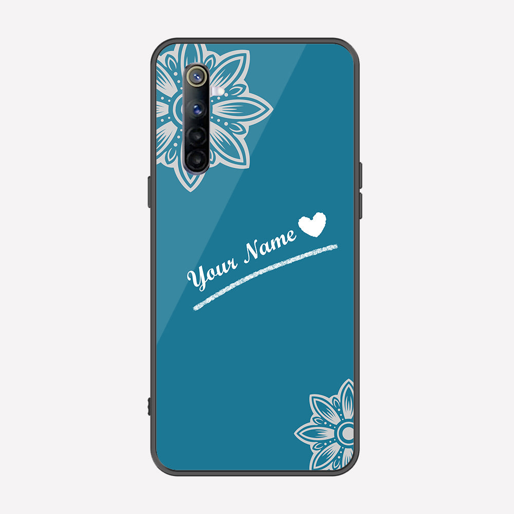 Realme 6 Cover - Personalized Name Series - Premium Printed Metal soft Bumper shock Proof Case