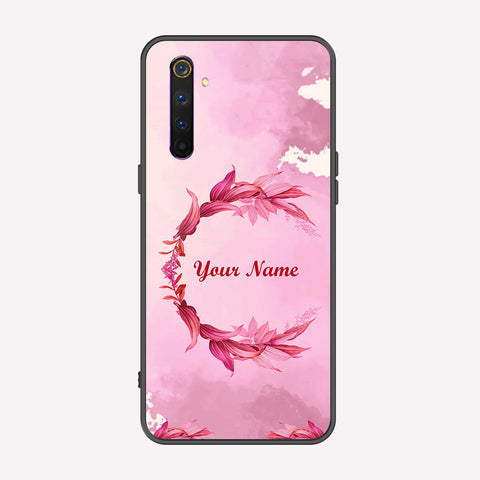 Realme 6 Pro Cover - Personalized Name Series - Premium Printed Metal soft Bumper shock Proof Case