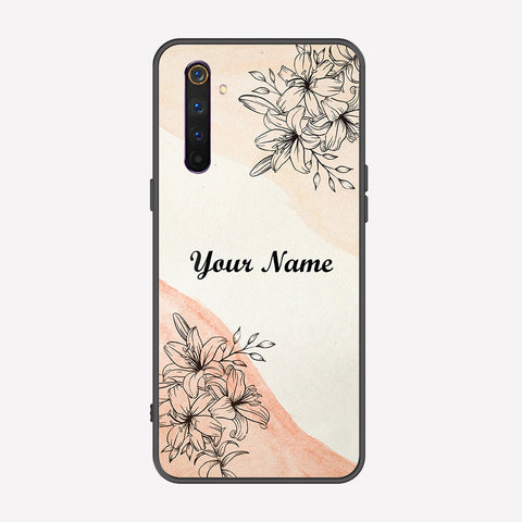 Realme 6 Pro Cover - Personalized Name Series - Premium Printed Metal soft Bumper shock Proof Case