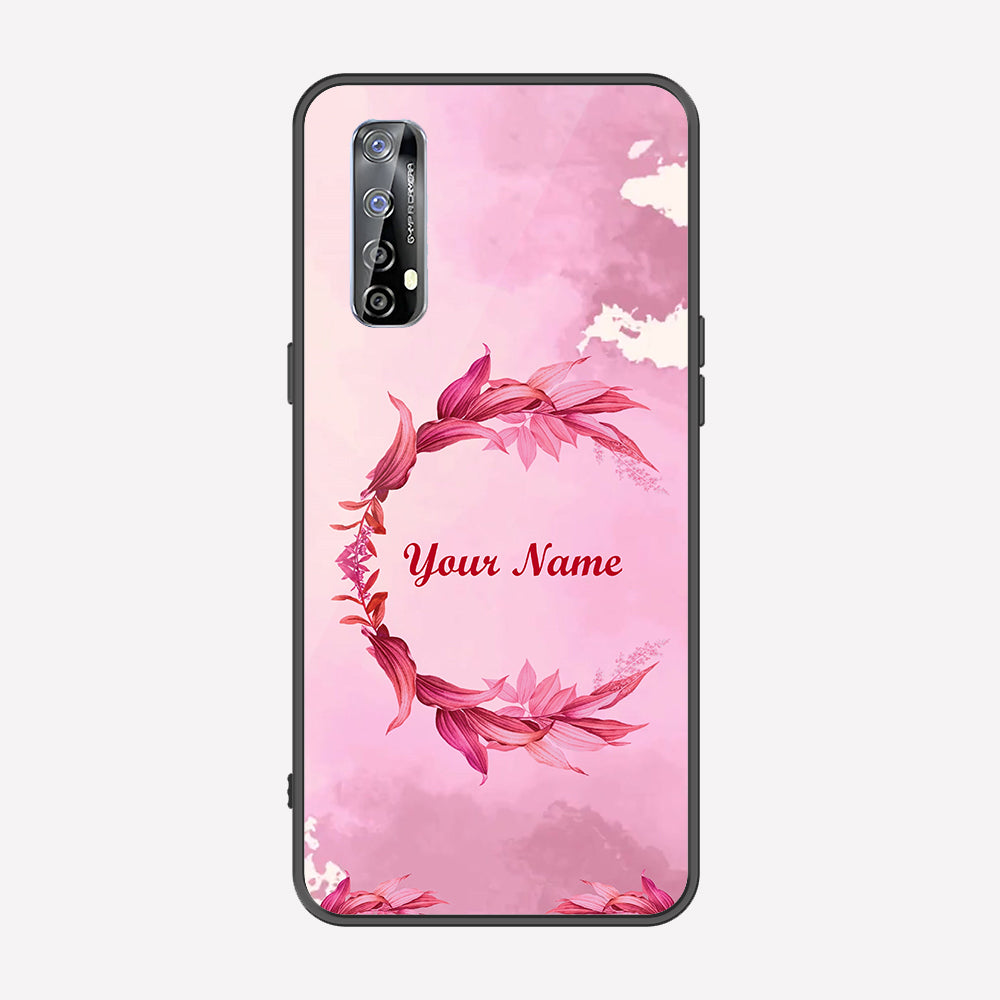 Realme 7 Cover - Personalized Name Series - Premium Printed Metal soft Bumper shock Proof Case
