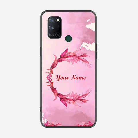 Realme 7i Cover - Personalized Name Series - Premium Printed Metal soft Bumper shock Proof Case