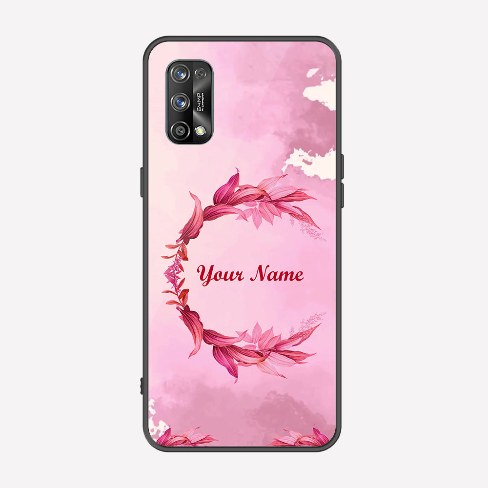 Realme 7 Pro Cover - Personalized Name Series - Premium Printed Metal soft Bumper shock Proof Case