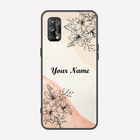 Realme 7 Pro Cover - Personalized Name Series - Premium Printed Metal soft Bumper shock Proof Case