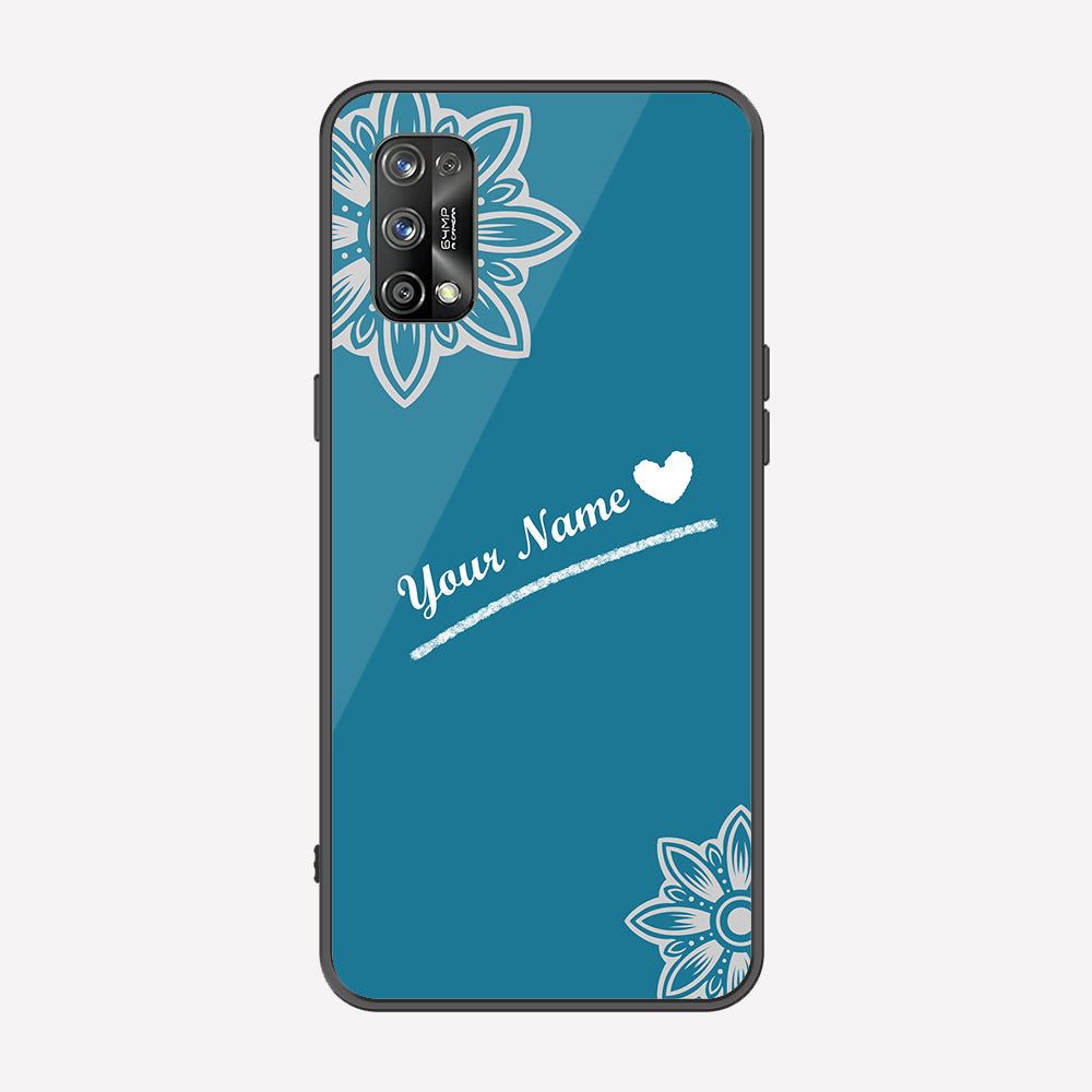 Realme 7 Pro Cover - Personalized Name Series - Premium Printed Metal soft Bumper shock Proof Case
