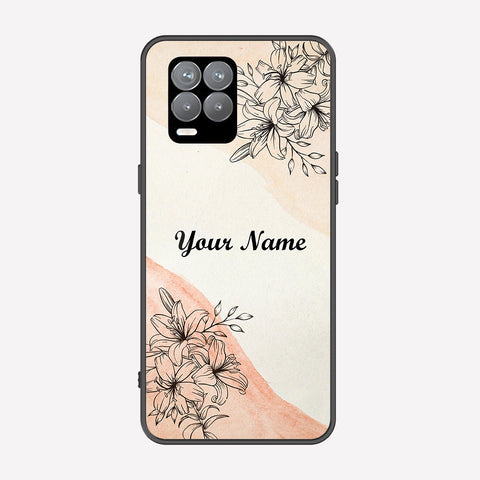Realme 8 Cover - Personalized Name Series - Premium Printed Metal soft Bumper shock Proof Case