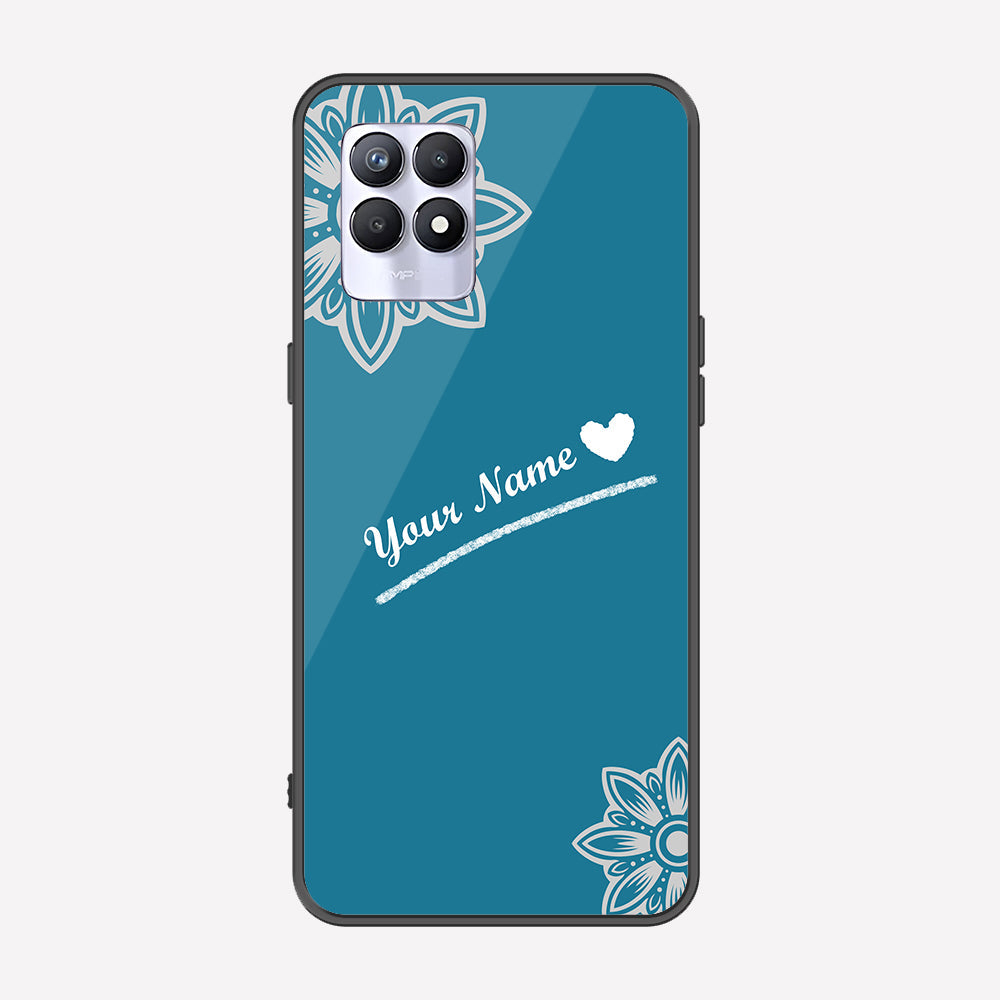 Realme Narzo 50 4G Cover - Personalized Name Series - Premium Printed Metal soft Bumper shock Proof Case