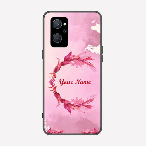 Realme 9i Cover - Personalized Name Series - Premium Printed Metal soft Bumper shock Proof Case