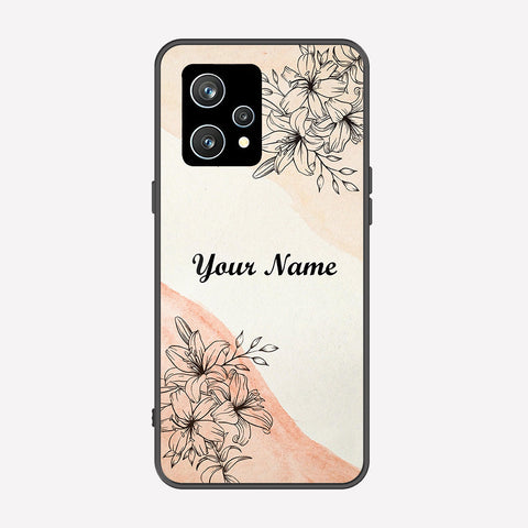 Realme 9 Pro Cover - Personalized Name Series - Premium Printed Metal soft Bumper shock Proof Case