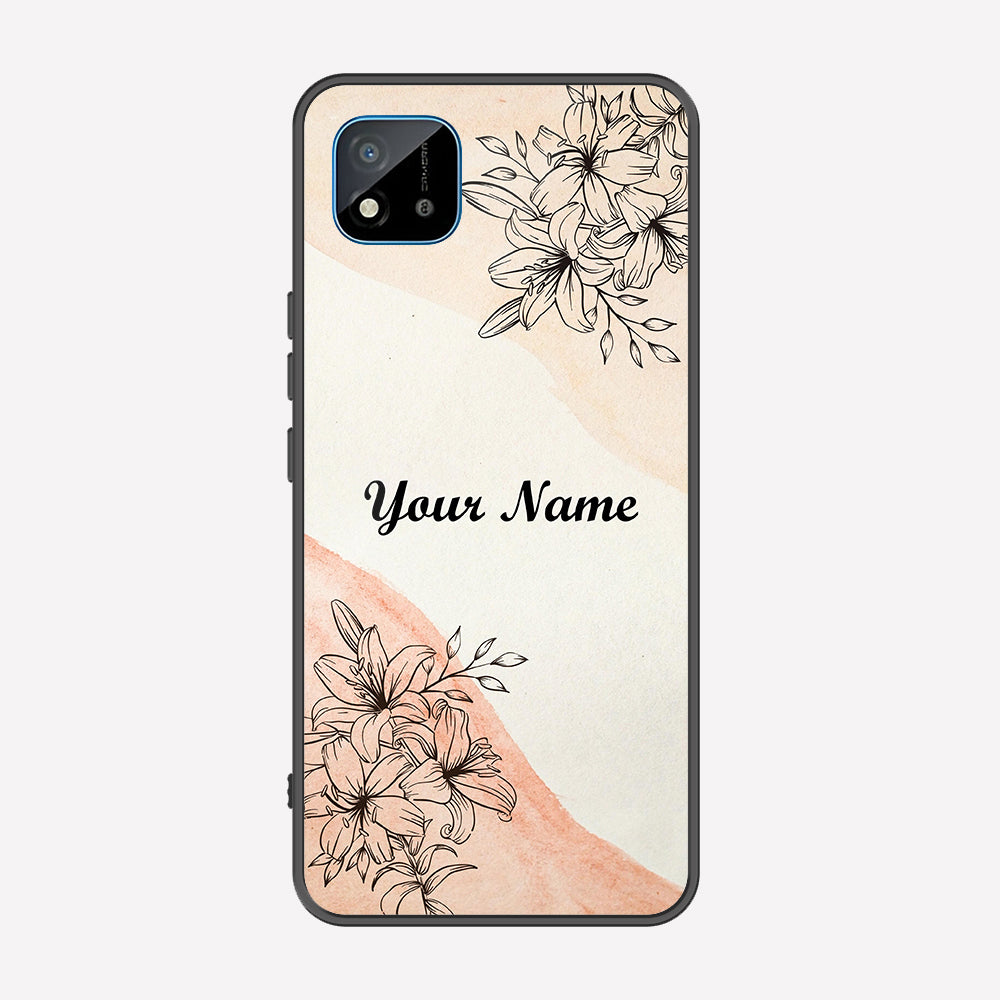 Realme C11 2021 Cover - Personalized Name Series - Premium Printed Metal soft Bumper shock Proof Case