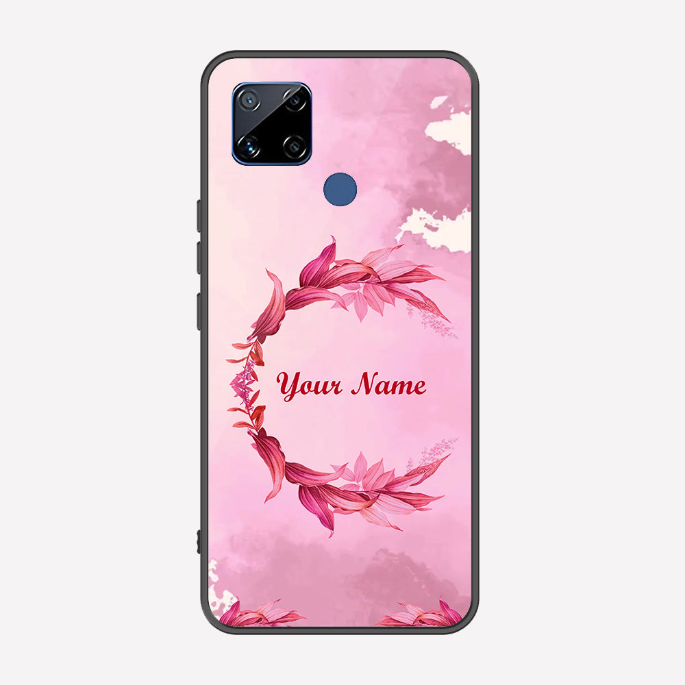 Realme C15 Cover - Personalized Name Series - Premium Printed Metal soft Bumper shock Proof Case