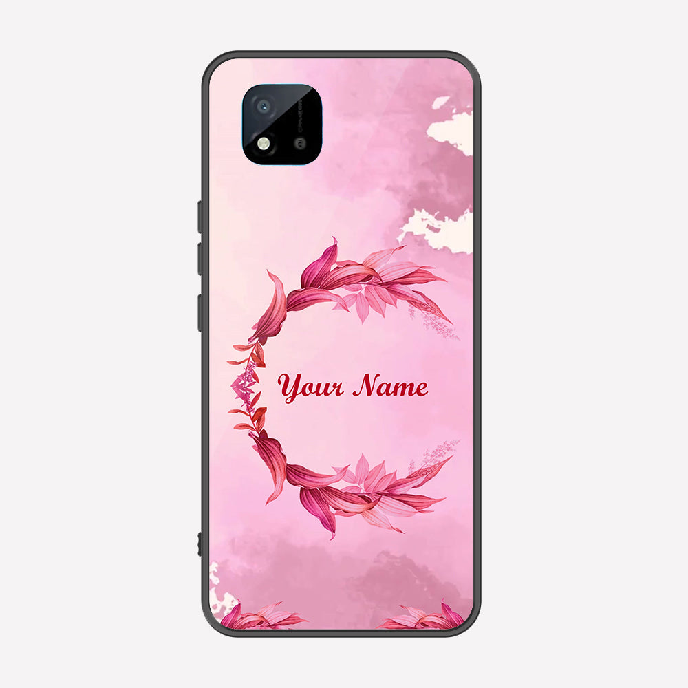 Realme Narzo 50i Cover - Personalized Name Series - Premium Printed Metal soft Bumper shock Proof Case