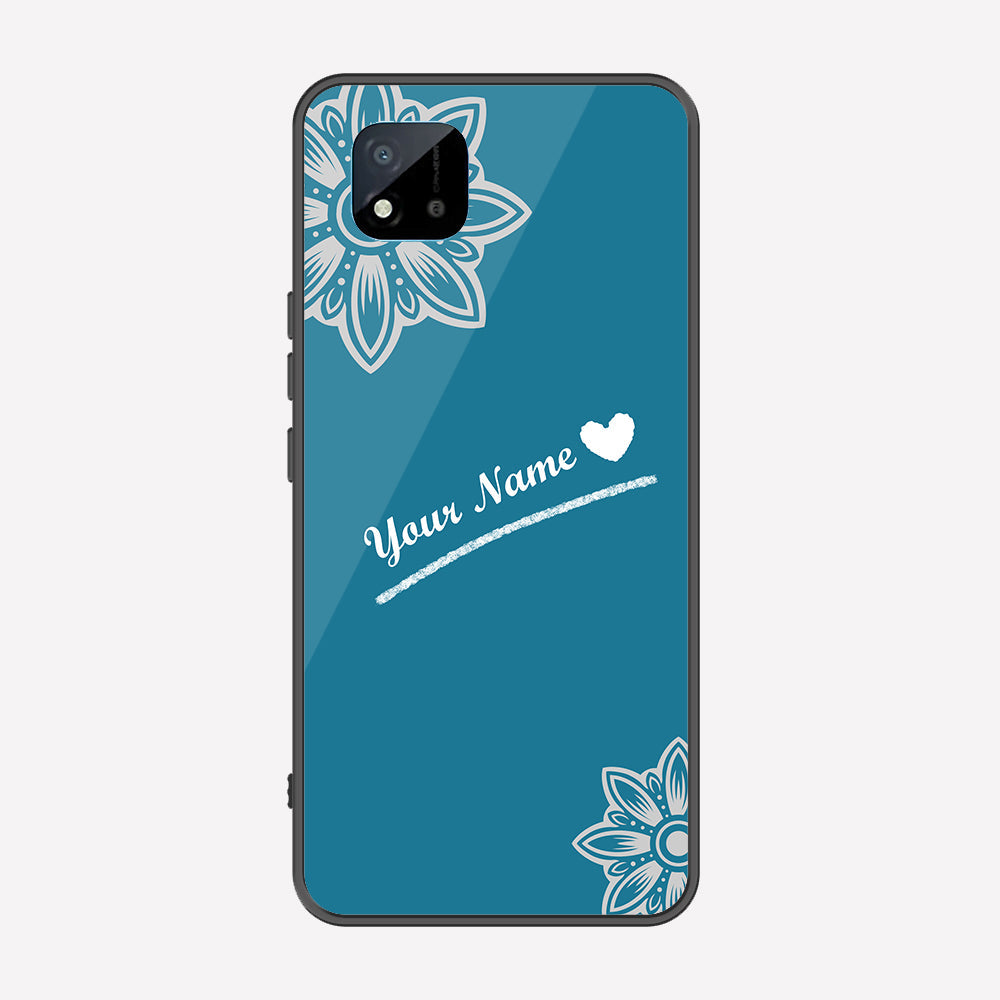Realme Narzo 50i Cover - Personalized Name Series - Premium Printed Metal soft Bumper shock Proof Case
