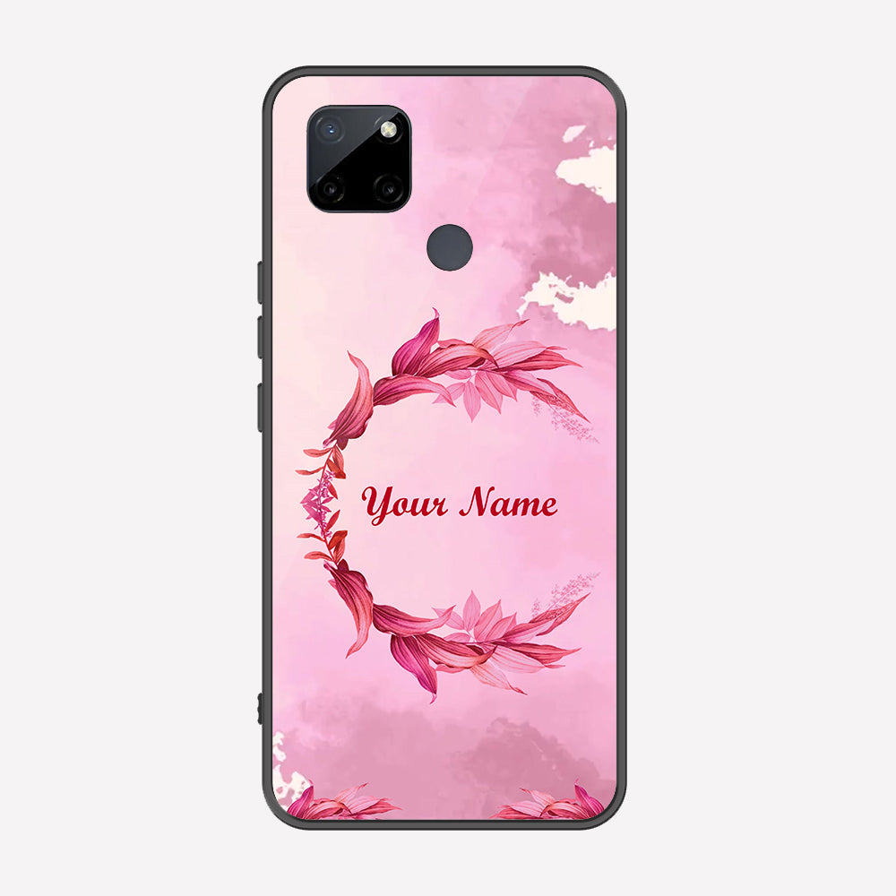 Realme C25Y Cover - Personalized Name Series - Premium Printed Metal soft Bumper shock Proof Case