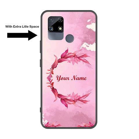 Realme C25 Cover - Personalized Name Series - Premium Printed Metal soft Bumper shock Proof Case