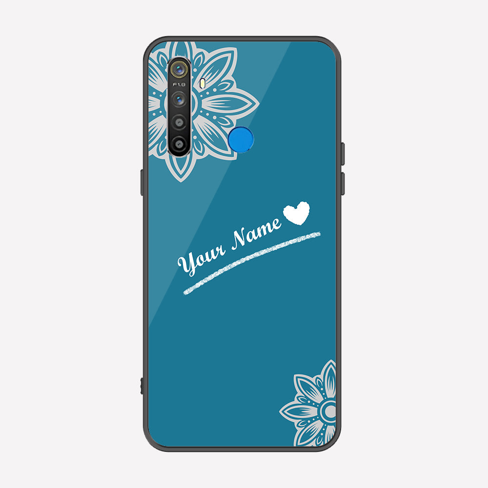 Realme C3 Cover - Personalized Name Series - Premium Printed Metal soft Bumper shock Proof Case