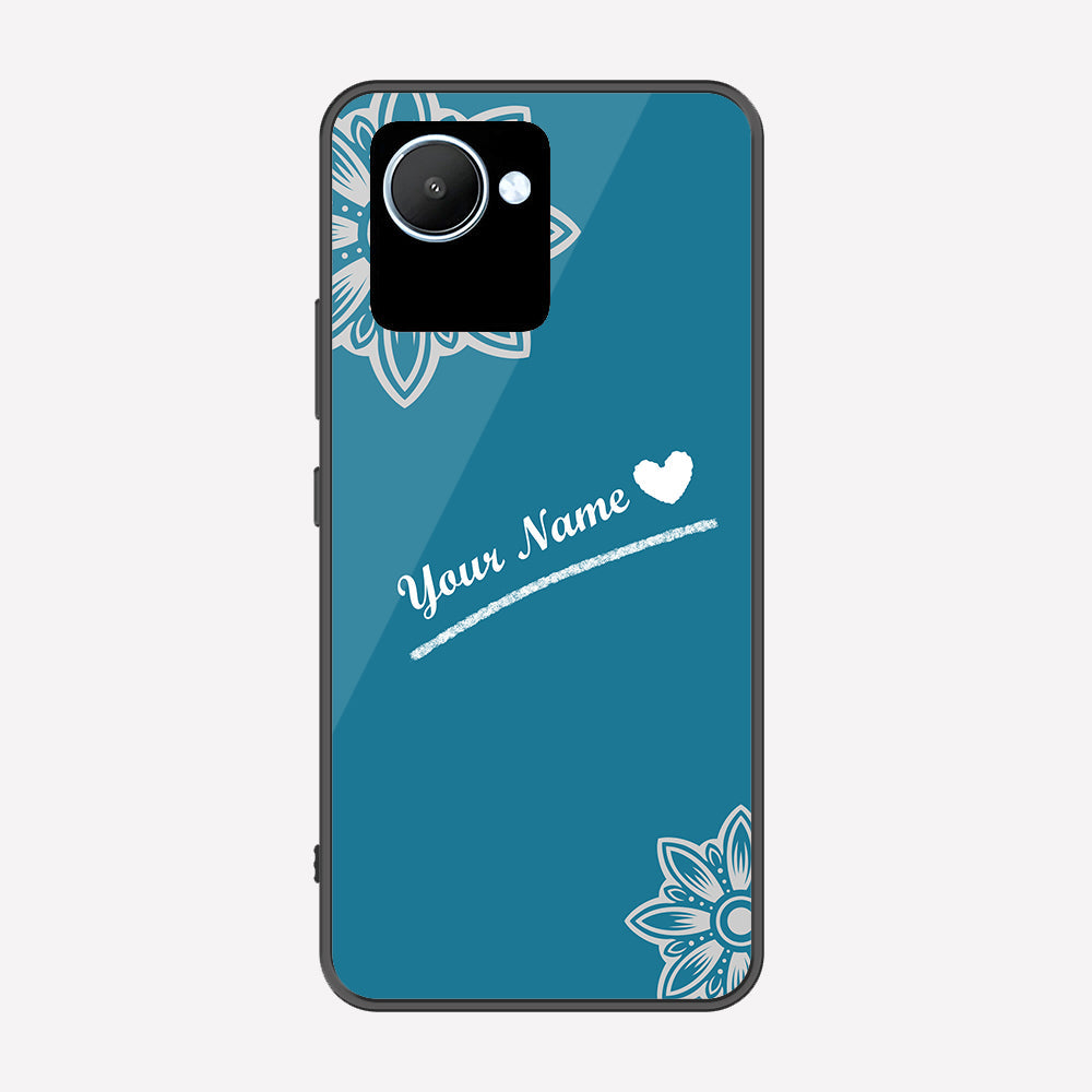 Realme C30s Cover - Personalized Name Series - Premium Printed Metal soft Bumper shock Proof Case