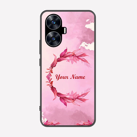 Realme C55 Cover - Personalized Name Series - Premium Printed Metal soft Bumper shock Proof Case
