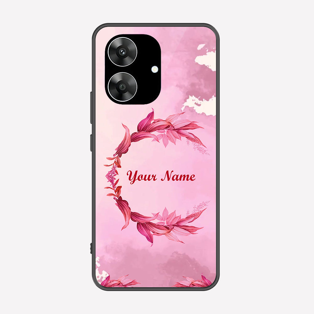 Realme Note 60 Cover - Personalized Name Series - Premium Printed Metal soft Bumper shock Proof Case