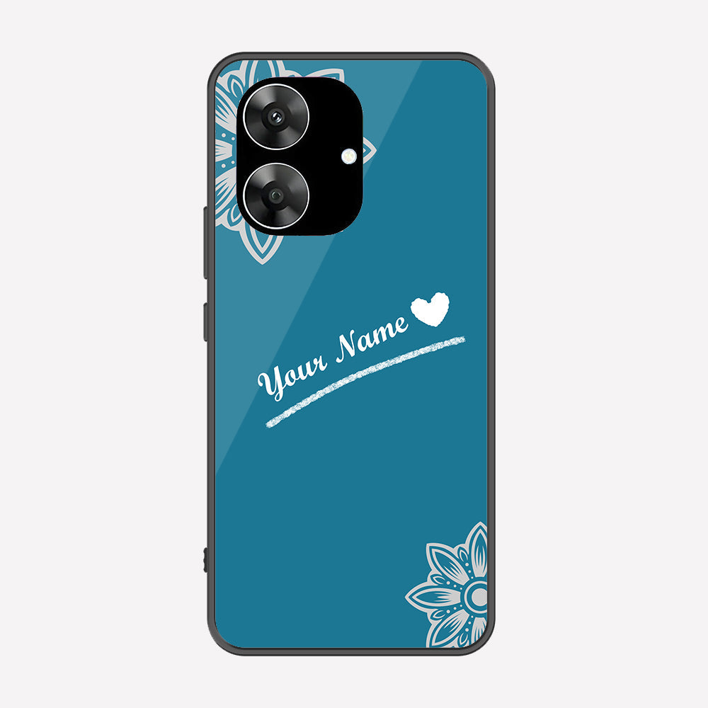Realme Note 60 Cover - Personalized Name Series - Premium Printed Metal soft Bumper shock Proof Case