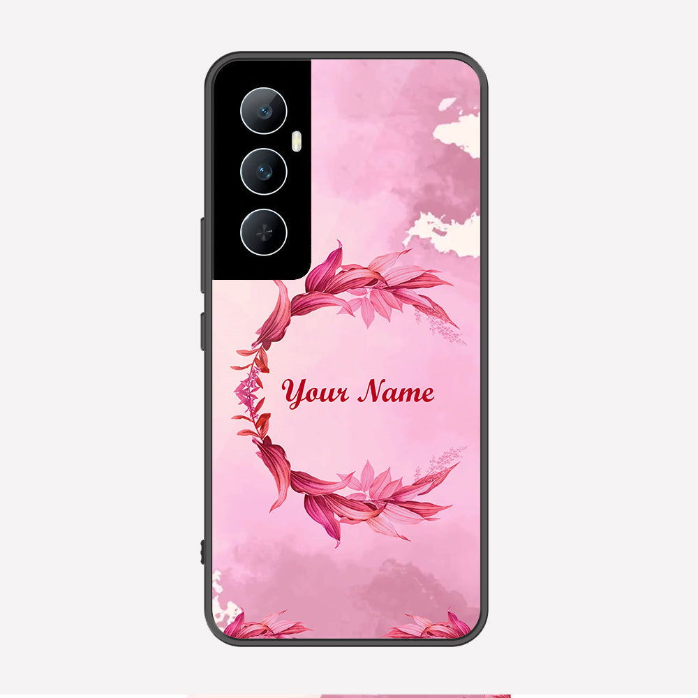 Realme C65 Cover - Personalized Name Series - Premium Printed Metal soft Bumper shock Proof Case