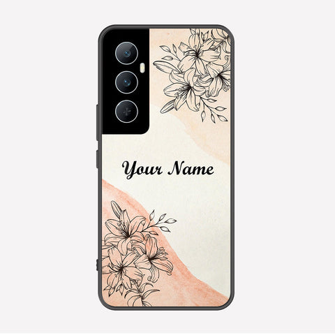 Realme C65 Cover - Personalized Name Series - Premium Printed Metal soft Bumper shock Proof Case